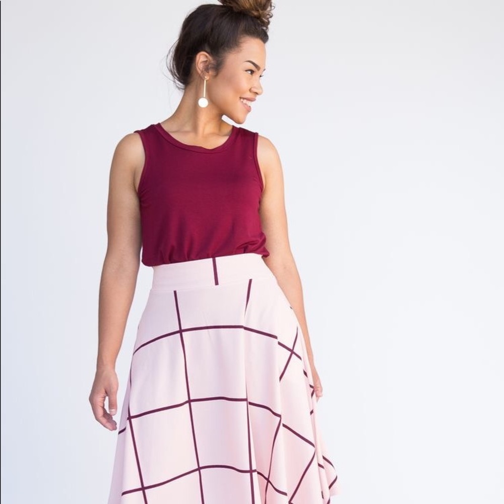 NWT Agnes & Dora XS Midi Skirt